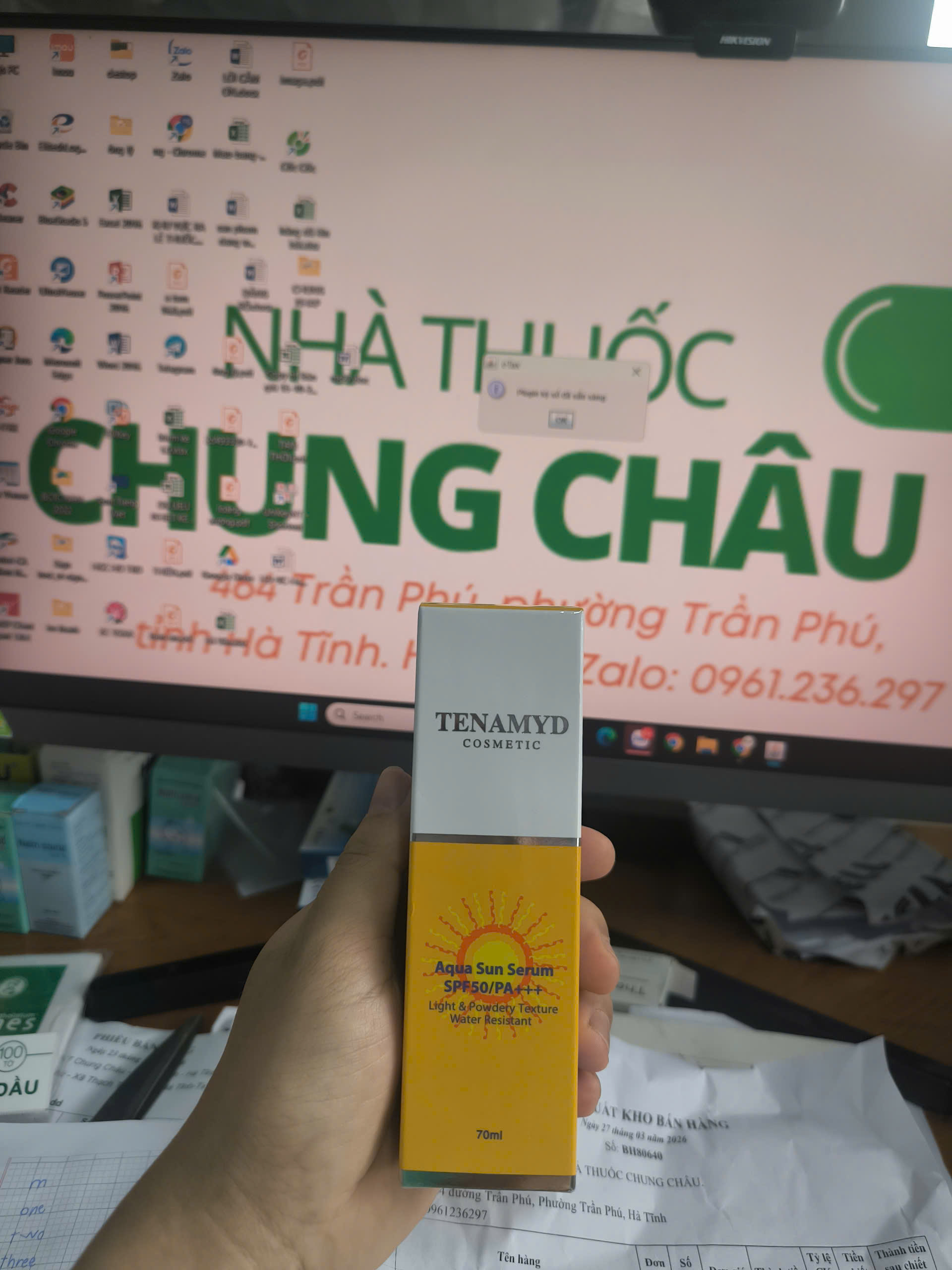 Kem chong nang TENAMYD AQUA SUN SERUM SPF50 70ml (3)
